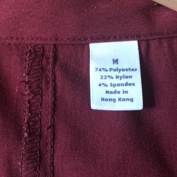 Brass Plum short sleeve burgundy blouse - Picture 3 of 6